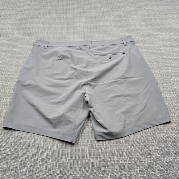 Rhone Shorts Mens 38 Gray Performance Stretch Chino 8 Inseam Lightweight Golf - Picture 8 of 10